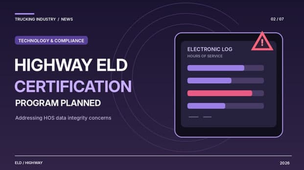 Highway Plans ELD Certification Program After HOS Manipulation Concerns