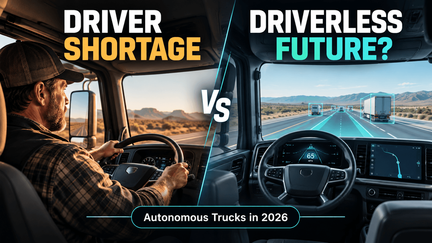Driver Shortage or Driverless Future? Autonomous Trucks in 2026